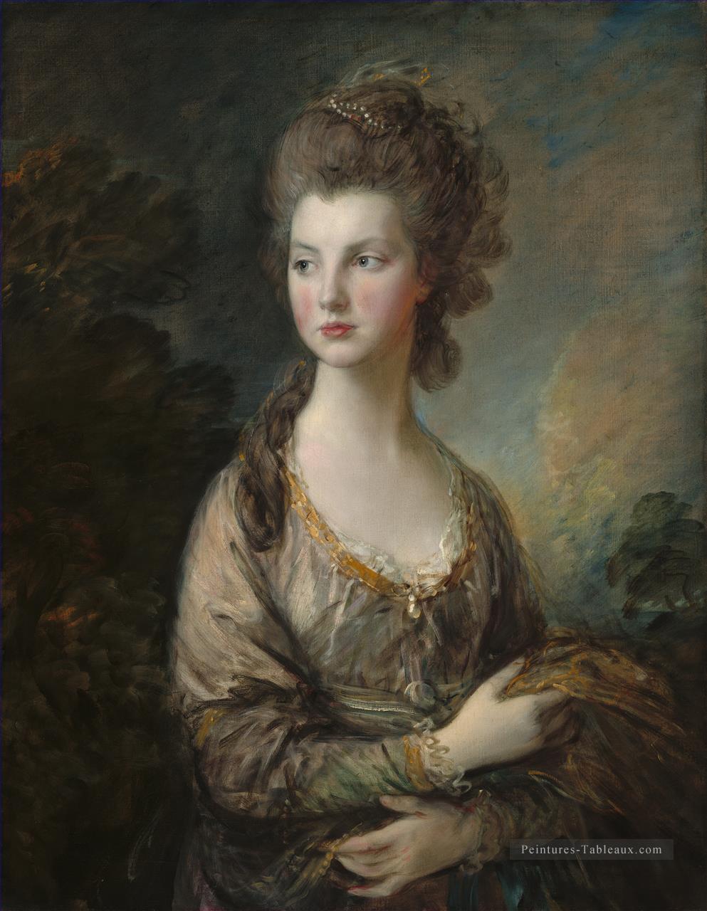 Portrait de Mme Graham 1775 Thomas Gainsborough Peintures à l'huile